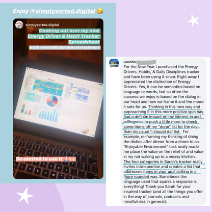 2026 Energy Driver Habit Tracker