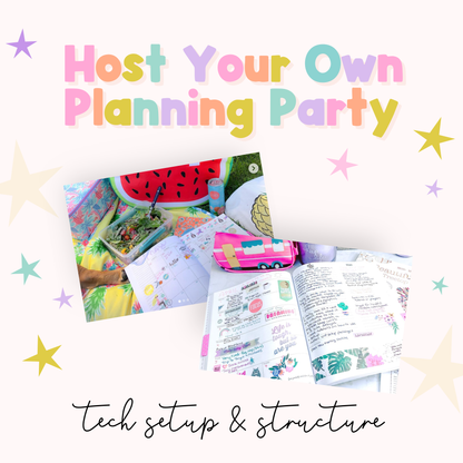 Host Your Own Planning Party 🥳